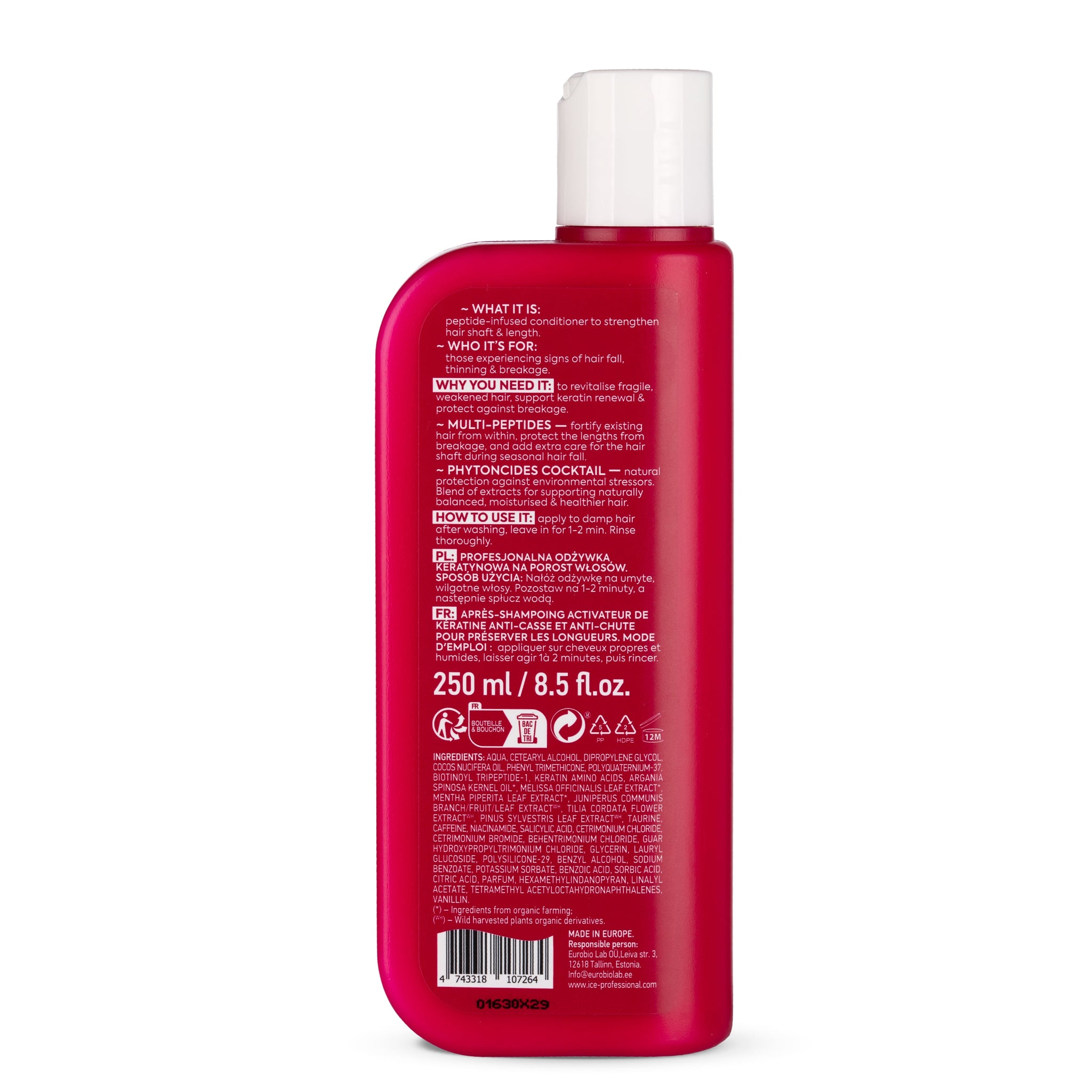 ICE Professional Growth Expert Keratin Boosting Conditioner 250ml
