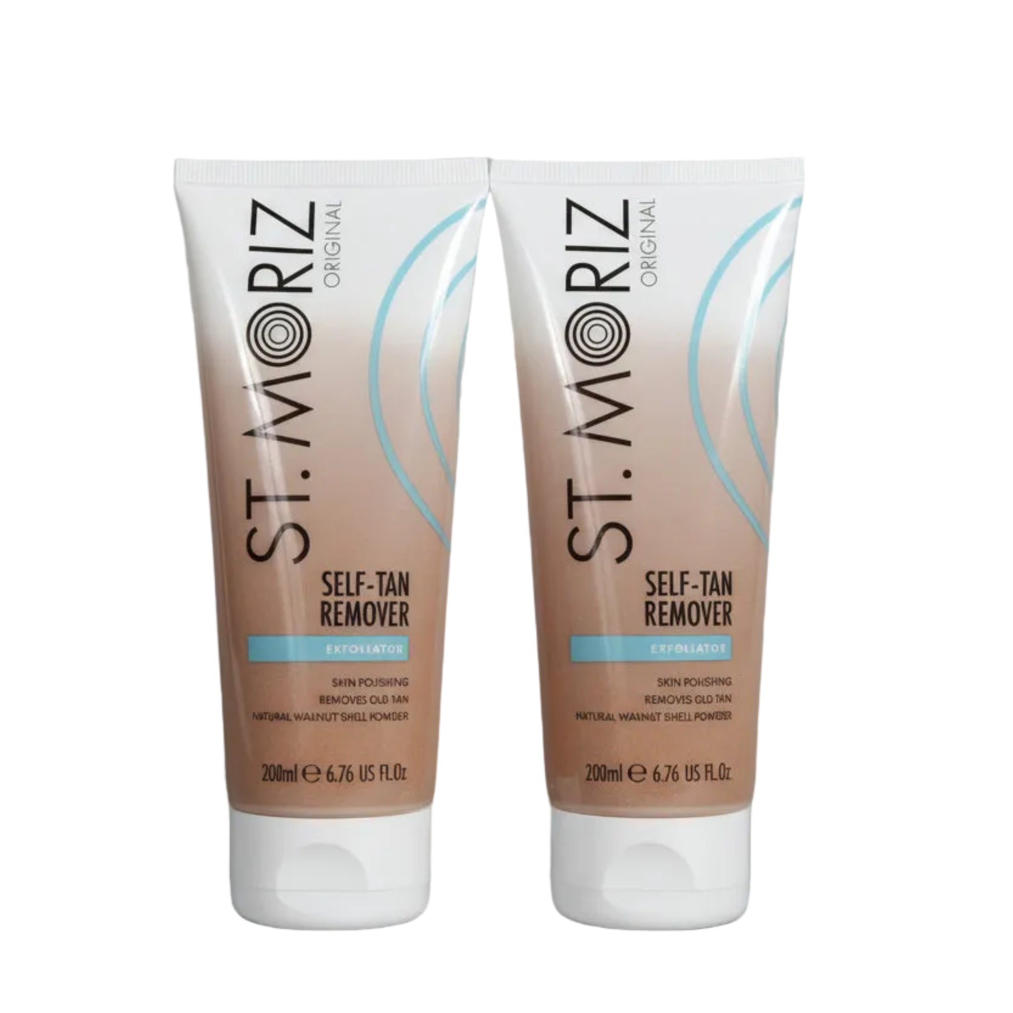 St Moriz self tan remover exfoliator 200ml twin pack