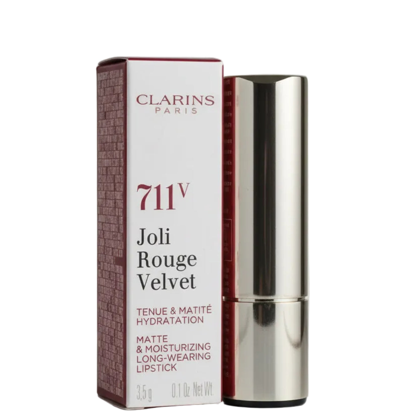 Clarins Joli Rouge Velvet lipstick 711V Paprika matte moisturizing