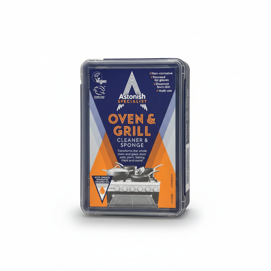 Astonish Oven & Grill Cleaner Paste & Sponge (LOCIBT) - Case of 6